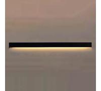 Indoor Linear Wall Lamp Black Aluminum Lamp, Metal Long, Acrylic Shading Body