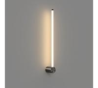 Indoor Long Strip Modern LED Lighting Bar Copper Bedside Sconce Gold Minimalist Linear Bathroom Vanity Light Fixture Brass Wall Lamp for Bedroom Staircase Hallway Kitchen Isl(Dark