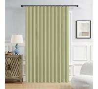 Indoor magnetic door curtains, folding doors, suitable for door curtains, bedrooms, bathrooms, room partitions, etc.-green-w200xH210cm