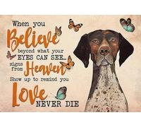 Indoor Mats Absorbent Bathroom Mat German Shorthaired Pointer When You Believe Beyond What Your Eyes Can See Funny Rug Mats For Patio Entryway Home 40X60Cm