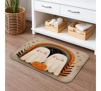 Indoor Mats Halloween Ghosts Cute Spirits, Heavy Duty Welcome Mat Washable Entrance Carpet 40X60Cm For Indoor Hallway Garden