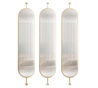Indoor Metal Room Divider Sn Panel 68 Ft Tall Privacy Partit with C se Floor Standing Separator for Kitchen & Living Room (3 Panels 82.6x11.8 in)