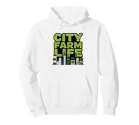 Indoor Microgreens Apartment Windowsill Urban Farmer City Pullover Hoodie