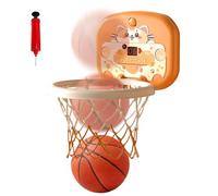 Indoor Mini Basketball Hoop For, Wall Scoring Toy, No Drilling Required, Mini Backboard | Home Playroom Sports Fun For Practice Comp