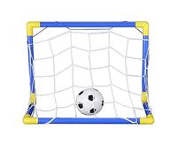 Indoor Mini Folding Football Soccer Ball Goal Post Net Set+Pump Kids Sport Outdoor Home Game Toy Child Birthday Gift Reusable Plastic