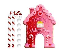 Indoor Mini Golf Set - Gingerbread Candy Cane | Themed Game Family Fun With Clubs & Balls | Portable Golf Course Home Office Parties | Perfect For Holiday Gatherings Carnivals & Indoor Entertainme