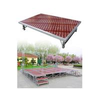 Indoor Modeling Stage,Foldable Stage Platform Based,Drum Stage Riser for Outdoor Wedding Event,Entertainment Performance Deck Unit(L128xW100xH50cm(Adjustable))