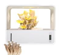 Indoor Mushroom Growing Tent, Mushroom Growing Box with Grow Lights, Adjustable Temperature and Humidity, 3-colour Adjustable Lighting, Easy To Use, for Mushroom Cultivation
