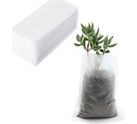 Indoor Non-woven Fabric Germination Bags Nursery Plant Grow Bags Flower Planting Bag Gardening Supplies 100 Pack Nursery