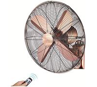 Indoor Oscillating Wall Mounted Fan Wall-Mounted Fan with Remote Control Timing, High-Speed Three-Speed Adjustable, Silent and Energy Saving, for Home Office Commercial Industry,W,400mm/H,450mm (Size
