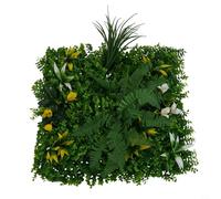 Indoor Outdoor 50 * 50CM Flower Wall Panels with UV Protection, for Creating Private Spaces and Reducing Noise (D)