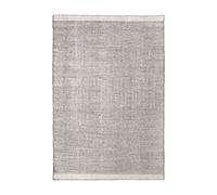 Pacific Lifestyle PacificLifestyle Graphite/White Basket Weave Rectangular Rug, Grey
