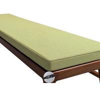 Indoor/Outdoor Bench Cushion - 120cm/150cm/100cm/90cm x 40cm/35cm/30cm - Non-Slip Seat Pad for Bay Windows, Garden Patio, Long Chairs, Swings & Porch Furniture with Zipper(Spring green,120x45cm/47x18i