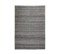 Indoor Outdoor Double Stitch Design Rug Large - Grey