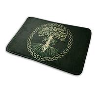 Indoor Outdoor Entrance Door Mat Christmas Yule Pagan Norse Durable Doormat Non Slip Bath Rug Decorative Patio Garage Garden Kitchen Door Mats Porch Gifts Mats 40x60cm