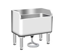 Indoor Outdoor Floor-Standing Sink,Commercial Floor Mop Sink,Stainless Steel Mop Service Basin,Laundry Room Slop Sink,Utility Mop Bucket,mop Sink with Drainage for Kitchen Business Garages ,45x41x55cm