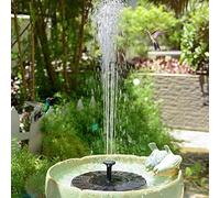 Indoor/Outdoor Garden Water Fountain Outdoor water fountain Solar Fountain Pump Powered Floating Bird Bath Water Garden Pond Pool Outdoor for Deck, Patio, Porch, Yard Decor Decoration