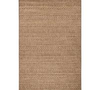 THE RUGS Indoor Outdoor Granado Rug Chevron Design, Weather Resistant Pile in Beige | Size: 80 cm x 150 cm THE RUGS Beige 80 cm x 150 cm