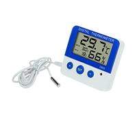 Indoor Outdoor Magnetic LCD Digital Room Thermometer Temperature Sensor Humidity Meter Hygrometer Gauge Weather Stations Wireless Indoor Outdoor Thermometer Multiple Sensors Waterproof