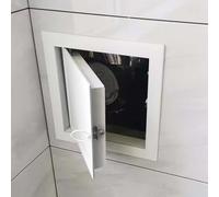 Indoor Outdoor Metal Panel Revision Door, Aluminum Inspection Hatch Bathroom Services Access Hole Cover for Plasterboard/Drywall(28x44in/71x112cm)