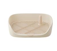 Indoor/Outdoor Potty Tray for Dogs - Open Top Litter Pan with Pee Pad Holder | Convenient Potty Solution for Puppies and Small Dogs, Easy-to-Clean Dog Potty Tray for Home, Patio, or Yard, Perfect