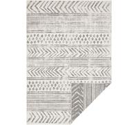 Indoor-Outdoor Reversible Geometric Grey Rug - 120X170 cm