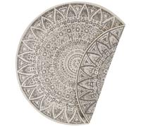 Indoor - Outdoor Round Lilja Vintage Grey Rug - Ø 200 cm