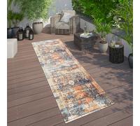 Indoor & Outdoor Rug Modern Nomadic Design Terrace Rug Weatherproof Colourful