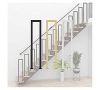 Indoor Outdoor s - Durable Wrought Iron Railing for Porch & Deck Safety, Metal Step ils, 3 Sizes, 45cm Height, White r, Stylish & Secure