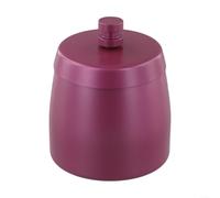 Indoor Outdoor Soot Collector, Metal Ash Container with Cover, Portable Holder Stainless Steel Windproof, for Patio Garden Balcony Home(Purple)