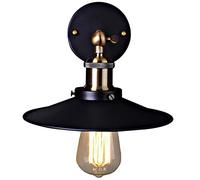 Indoor Outdoor Spotlight,Adjustable Walls Indoor, Spotwall Mounted,Vintage Wall Lamp Industrial Retro, E27 Single/Double Head Loft Wall Lamps Metal Black and Brass,For Corridor Bedroom Stairs,