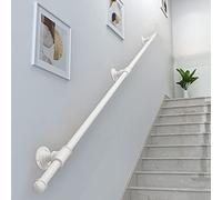Indoor Outdoor Stair il White Safe Railing 120cm Wall Mounted Balustrade Support Grip for Home Det Sturdy Staase Guardrail.