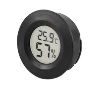 Indoor Outdoor Temperature Humidity Meter - 4.5cm, Pp Casing, Rapid Response Sensor, Lr44 Powered Digital Display, Stable Pointer Reading System | Monitors Storage Environments Use For Wine Cellars