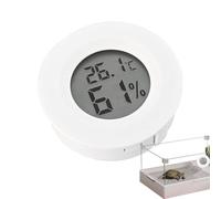Indoor Outdoor Temperature Humidity Meter - 4.5cm, Pp Casing, Rapid Response Sensor, Lr44 Powered Digital Display, Stable Pointer Reading System | Monitors Storage Environments For Wine Cellars
