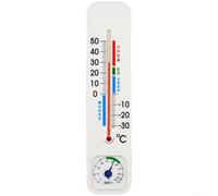 Indoor Outdoor Thermometer Hygrometer Digital Wireless Sensor Compatible High Precision Wall Mounted Climate Gauge Large Screen 25cm(D)