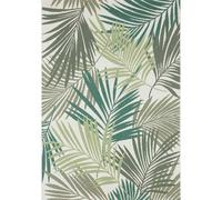 THE RUGS Indoor Outdoor Vai Rug Polypropylene Floral Design, Low Pile Durable in Green | Size: 200 cm x 290 cm THE RUGS Green 200 cm x 290 cm