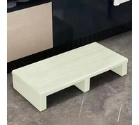 Indoor/Outdoor Wooden Stool with Non-Slip Pads - Step Platform for Seniors, Perfect for Bathroom, Kitchen & Bed Access - Safe & Sturdy Night Step Solut
