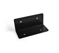 Indoor Outdoors Heavy Duty Corner Bracket - External Decorative Railway Sleeper Timber Joint Bracket for Raised Beds, Pathway or Driveway Edging, Planters - Black