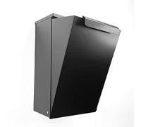 Indoor Outdoors Metal Wall Mount Parcel Box - Waterproof, Rust-Free Secure Container, Courier Package, Postbox, Drop Box Deliveries - (Anthracite Grey, Without Lock)