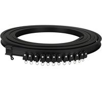 Indoor Partition Track, Flexible Ceiling Rail, 2M Ceiling Installation, Suitable For L/U Side Windows(Side Loading)