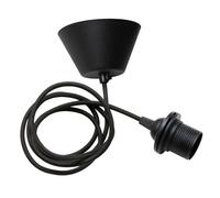 Indoor Pendant Suspension Black E27