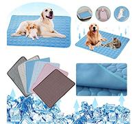 Indoor Pet Cat Puppy Dog Cooling Mat, Cooling Blanket Mat for Dogs Cats, Medium Reusable Dog Home Essentials Mat Extra Large Easy-Fold Pet Cool Pad Travel, Self Cooling Pad in Hot Summer Cool Pad Dogs