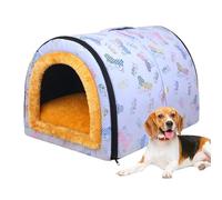 Indoor Pet Cave - Soft Nest Cave, Thermally Lined Structure, Weather Resistant Material, Sturdy Floor Support, Protective Hidden Design with Long Tail | Animal Slap