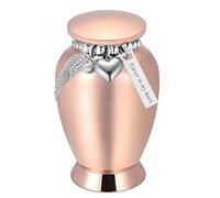 Indoor Pet Memorial Urn for Pet Owners, Threaded Lid Aluminum Container for Shelf Display, Compact Remembrance Piece Memorial Urn Cremation Aluminum Threaded Lid Home Remembrance Display Holder