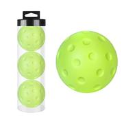 Indoor Pickle Balls - Noiseless Men Practice Set, USA Approved Fibreglass | 74mm Quite Warm Up Pickle Drills, Weather Resistant Balls with High Visibility for All Level Outdoor Play