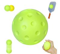 Indoor Pickleball Ball, Training Silent Ball, Standard Size with Soft Effect, Noise Reducing Design for Practice Sessions, Warm Up Tool and Backyard Use, Beginner Pro Ready