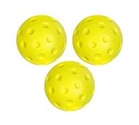 Indoor Pickleball Balls - 3X Silent Practice | 74mm Quite Warm Up Drills, Soft Hollow Ball for Outdoor, Yards Lawns Gyms, Patios Playground Court, Low Noise Training, Bounce Airflow Spheres