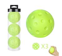 Indoor Pickleball Balls - Selkirk Pickleball 3 Pieces | Silent Pickleball Set | Silent Pickleballs for Practice | 74mm Pretty Warm Up Pickleball Drill | Soft Hollow Pickle Balls for Indoor Outdoor Use