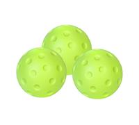 Indoor Pickleball Balls - Silent Practice Pickleball, Soft Hollow Training Ball, Quiet Warm-Up Pickle Ball, 3X Drill Sports Balll | Home Play, 74mm Quite Warm Up Pickleballl Drills, Soft Hollow Pickle
