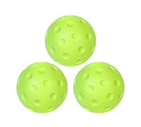 Indoor Pickleball Balls - Silent Practice Training Set | 74mm Soft Foam Pickleballs, Quiet Warm Up Equipment, Hollow Exercise Ball For Drills, Indoor Outdoor Yard Lawn Gym Patio Play 3PCS